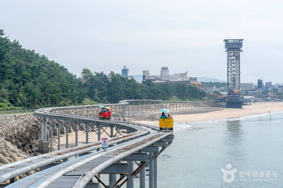 대천해수욕장 산책 및 스카이바이크 사진 2